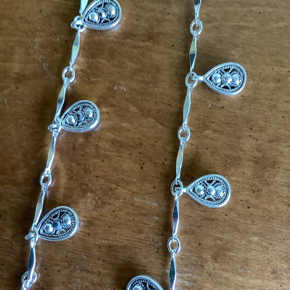 Three Trifari Silvertone Necklaces - Picture 9 of 14